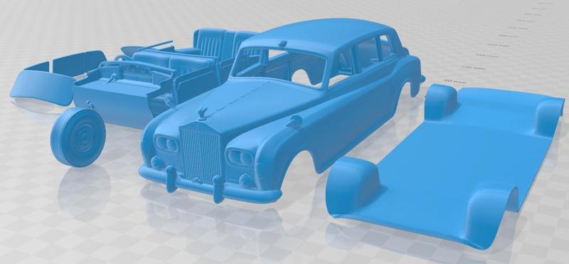 Rolls Royce Phantom Park Ward Limousine 1963 Printable Car