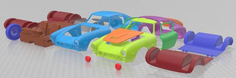 Ferrari 250GT SWB Berlinetta 1957 Printable Car