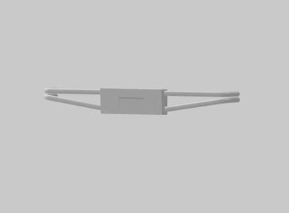 TUBED REAR BUMPER BAR 4X4 1:24 & 1:25 SCALE