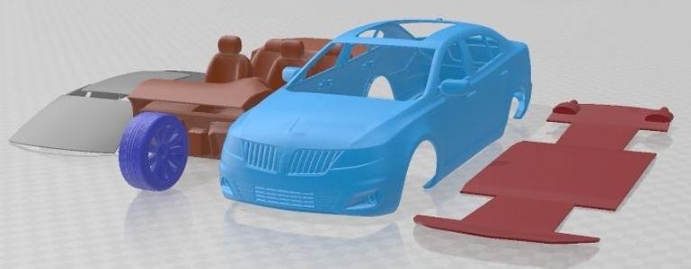 Lincoln MKS 2008 Printable Car