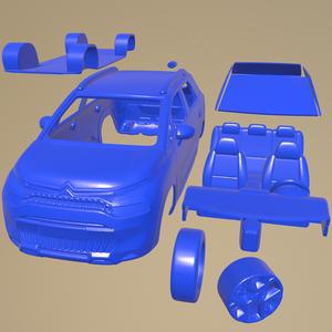 Citroen C3 Aircross 2022 PRINTABLE CAR IN SEPARATE PARTS