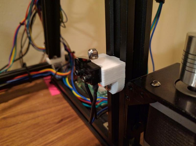MakerFarm Pegasus Modified End Stop Brackets