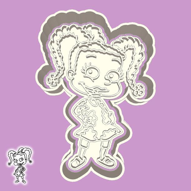Rugrats cookie cutters - Susie Carmichael (style 1)