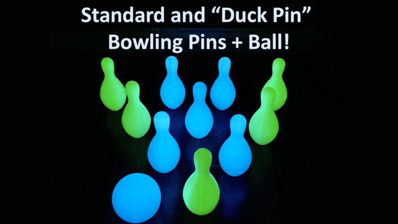 Bowling Pins/ball - standard and "duck pin"
