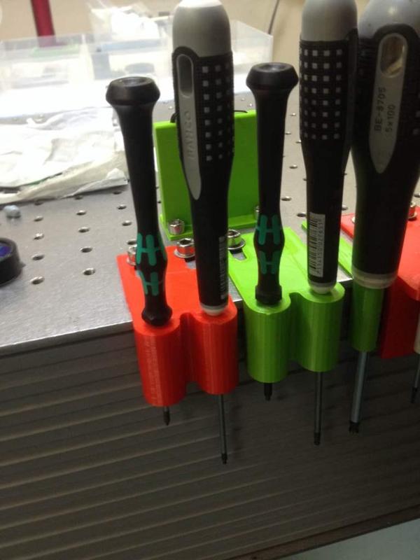 Hex driver holder double