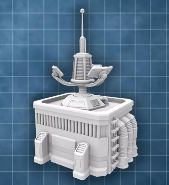 BUILDING 01 and COM TOWER