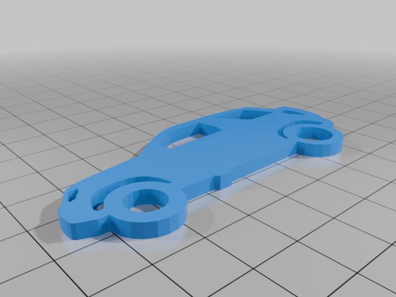 Suzuki Grand Vitara II side view keychain