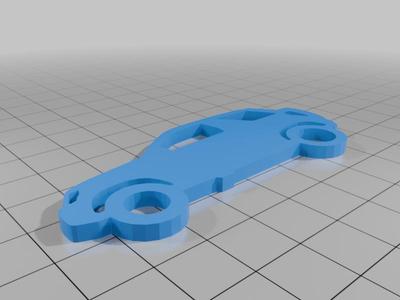 Suzuki Grand Vitara II side view keychain