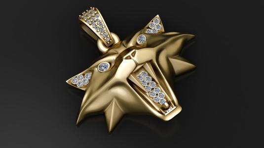 CAT HEAD PENDANT 3D PRINTABLE MODEL