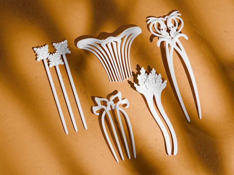 3d Stl Print Hair Pin, Resin Hair 3d Stl Print File, Hair Rolling Pin, One Piece Hair Stick, Digital Hair Pin Models, Instant Download