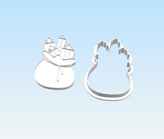 saco de presente papai noel