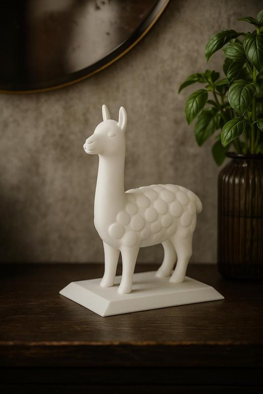 Llama Luce Cozy Boho Animal Sculpture