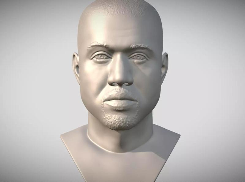 Kanye West bust