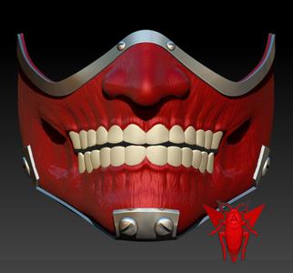 Dorohedoro "En" Mask prop cosplay.