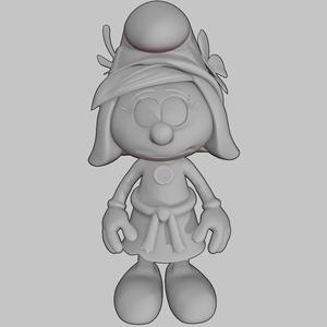 THE SMURFS - Girl Scare Crow Smurf