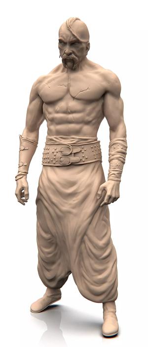 Cossack model for a CNC machine in stl format