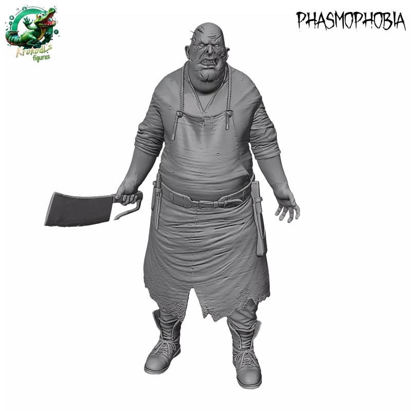 hasmophobia Ghost Zombie Butcher male plus bust