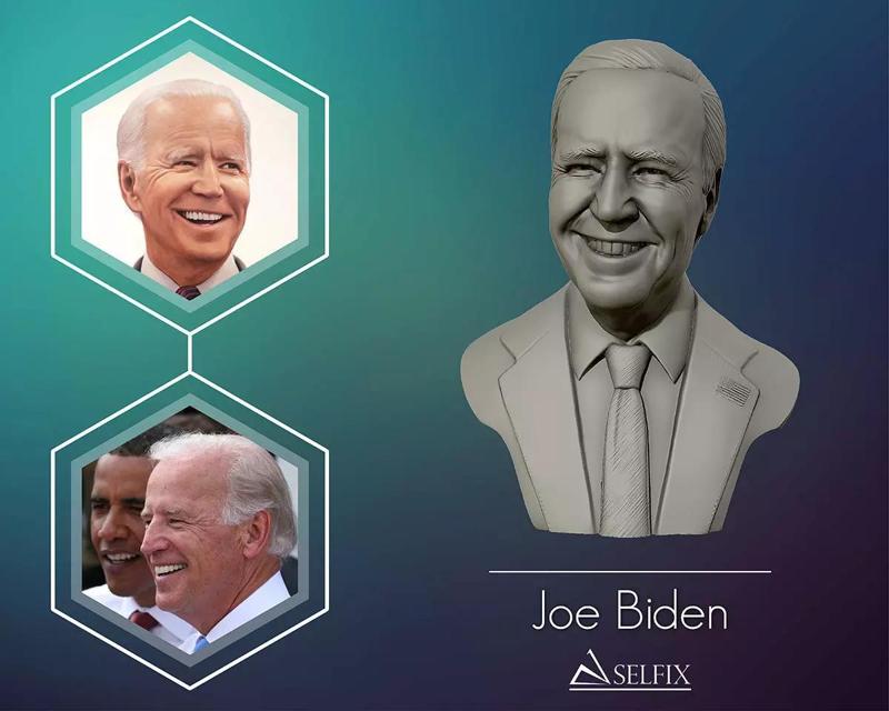 Joe Biden 3D sculpture