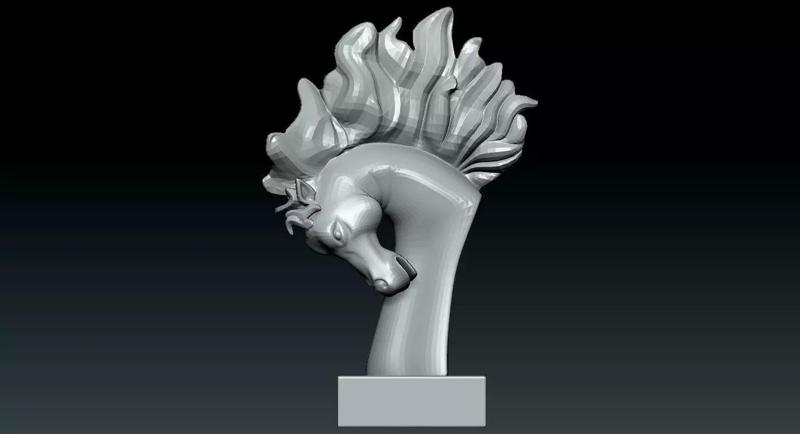 Horse statue for table decoration - 3D print