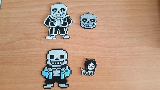 Undertale dual tone keychains