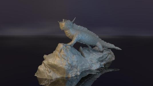 Shocker lizard miniature