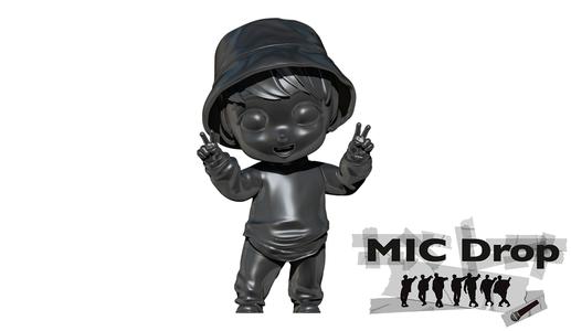 BTS Jung Kook Jung Kook animated Chibi Funko in MIC DROP