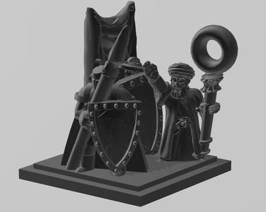 Black King- Fantasy Chess Set