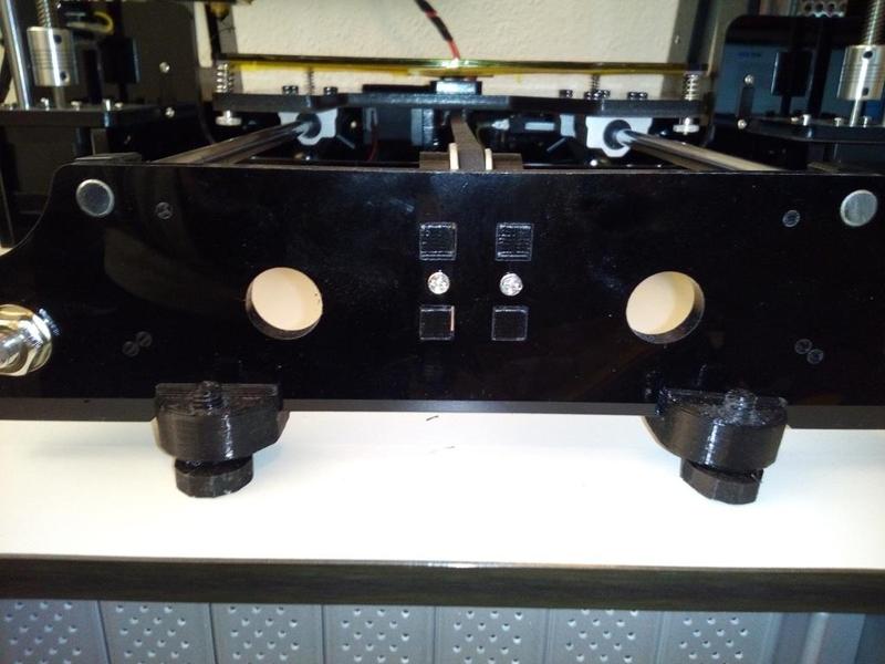 Adjustable feet for P802M