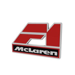 3D MULTICOLOR LOGO/SIGN - F1 McLaren