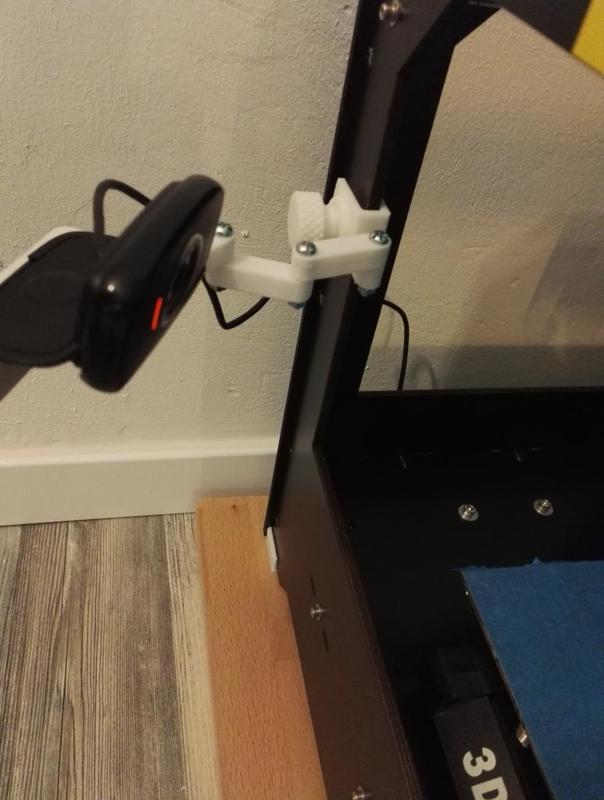 Logitech webcam C510 mount