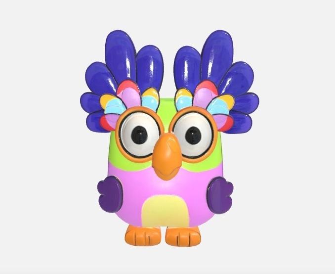 Chattermax - flat - Bluey Figure