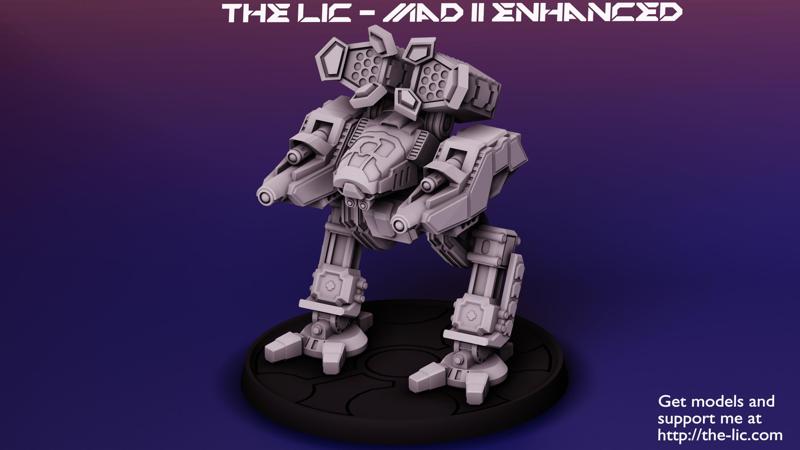The LIC - Madcat II enhanced  90 ton assault mech