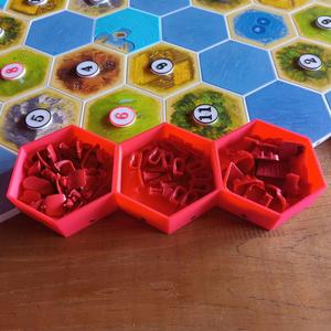 Catan magnetic play pieces organizer