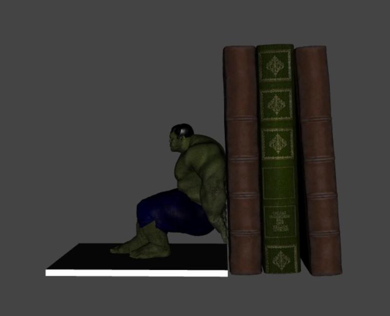 The Incredible Hulk Bookend Book Holder 2