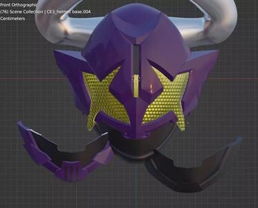 Kamen Rider Buffa 3D printable cosplay helmet