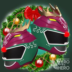 Power Ranger Wild Force- Reindeer Helmet V2