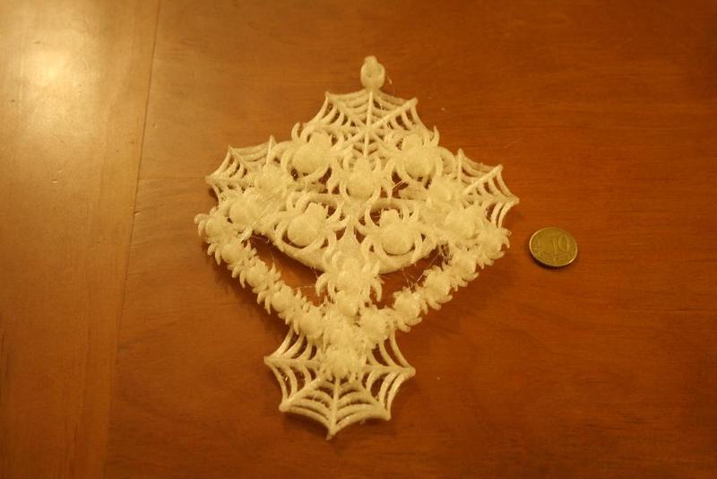 spiderwebs pendant