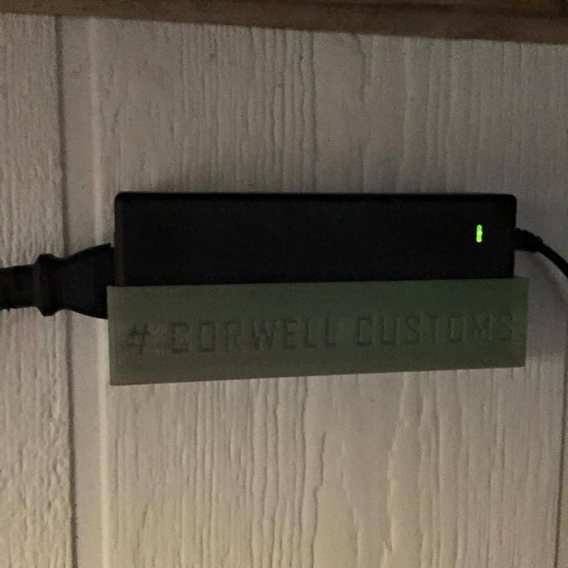 Zebra GK420d thermal printer power adapter holder wall mount power supply