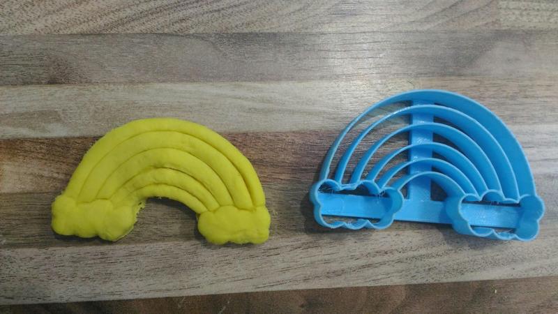 Cut Cookie rainbow