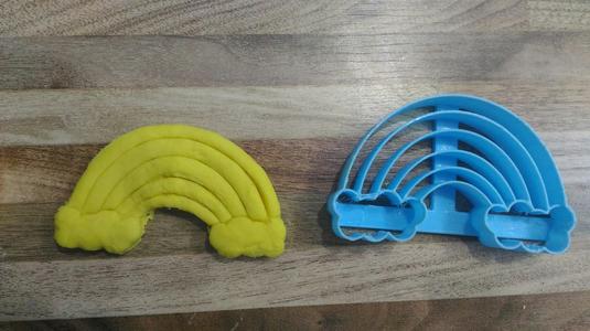 Cut Cookie rainbow
