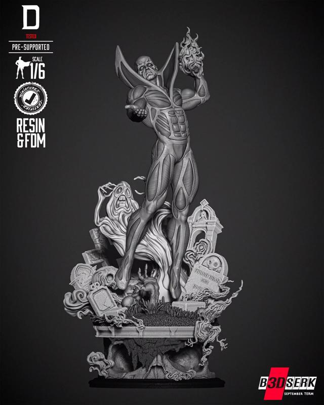 B3DSERK Deadman Sculpture
