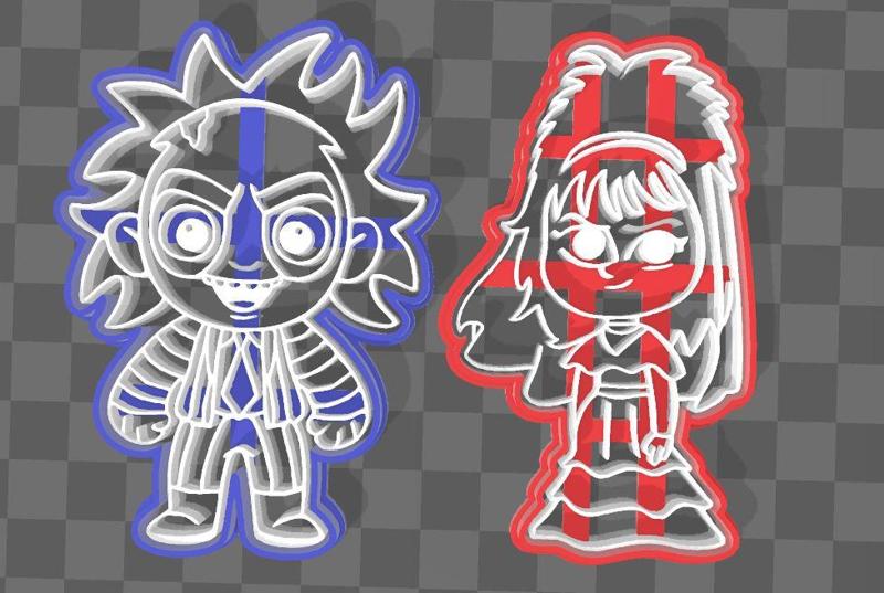 Beetlejuice and Lydia pack Cookie Cutters