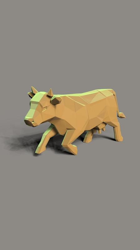 minimalist cow