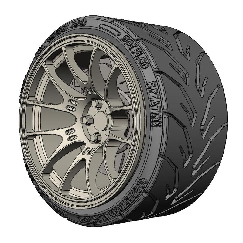 Enkei GTC02 1/64 scale