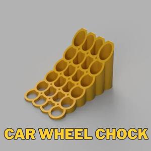 Car wheel chock - easy print