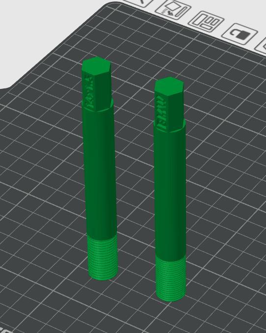 Wheel hanger M14x1.x