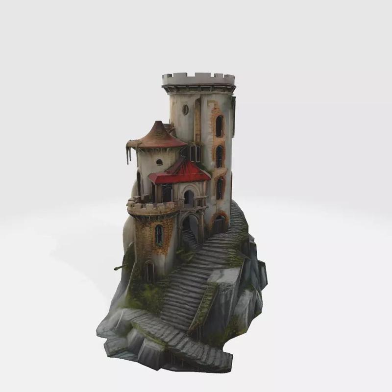 medieval castle tower 1