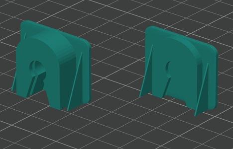 VOLVO C70 HEADLINER CLIPS RECEIVERS