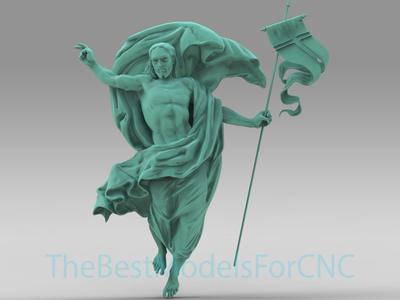 3D Model STL File for CNC Router Laser & 3D Printer Jesus of Nazareth