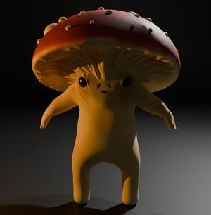 3D Printable Mushroom
